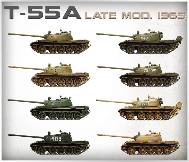MINA37023 - Miniart - 1/35 T-55A Late Mod. 1965