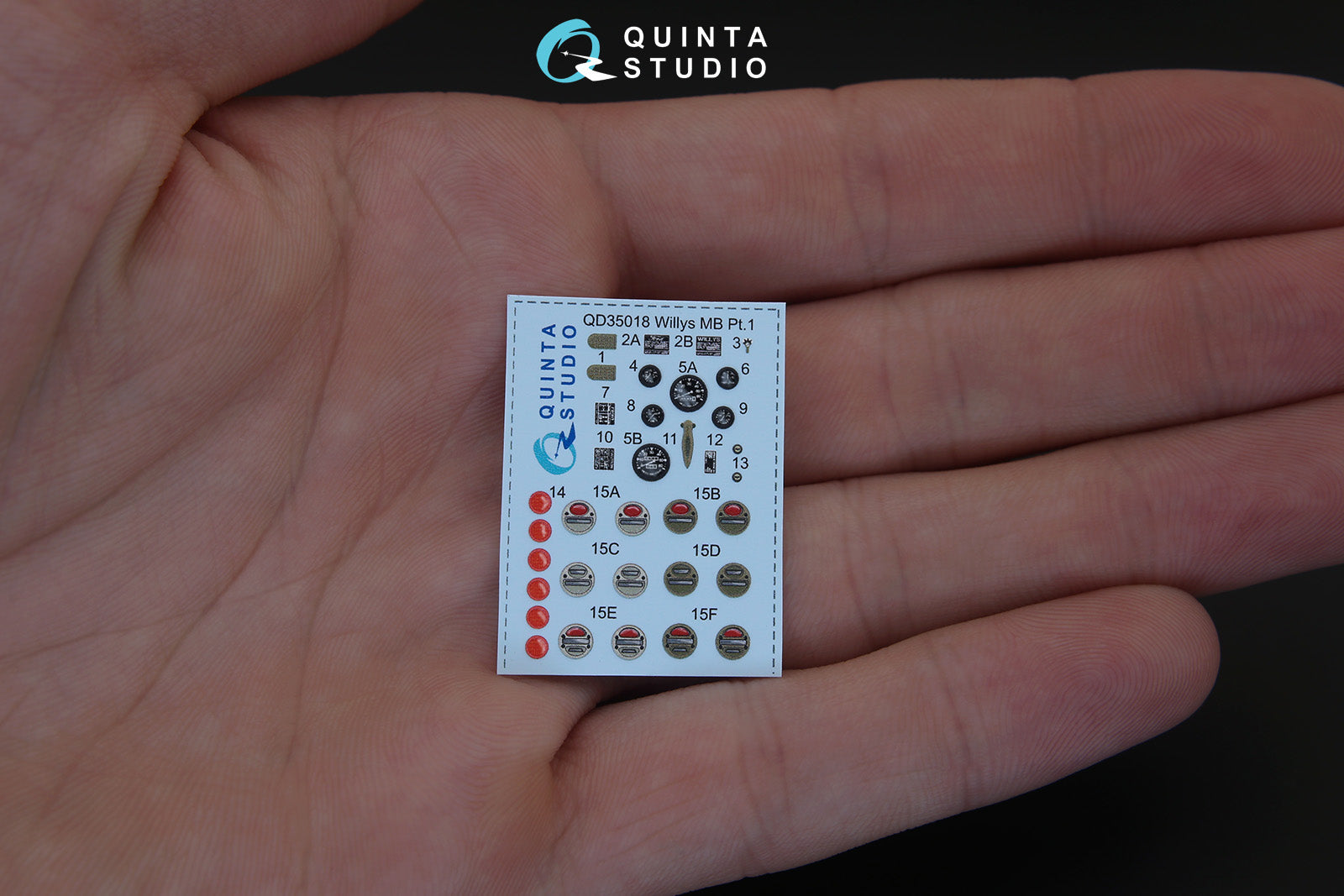 Quinta Studio - 1/35 Willys MB QD35018 for all kits