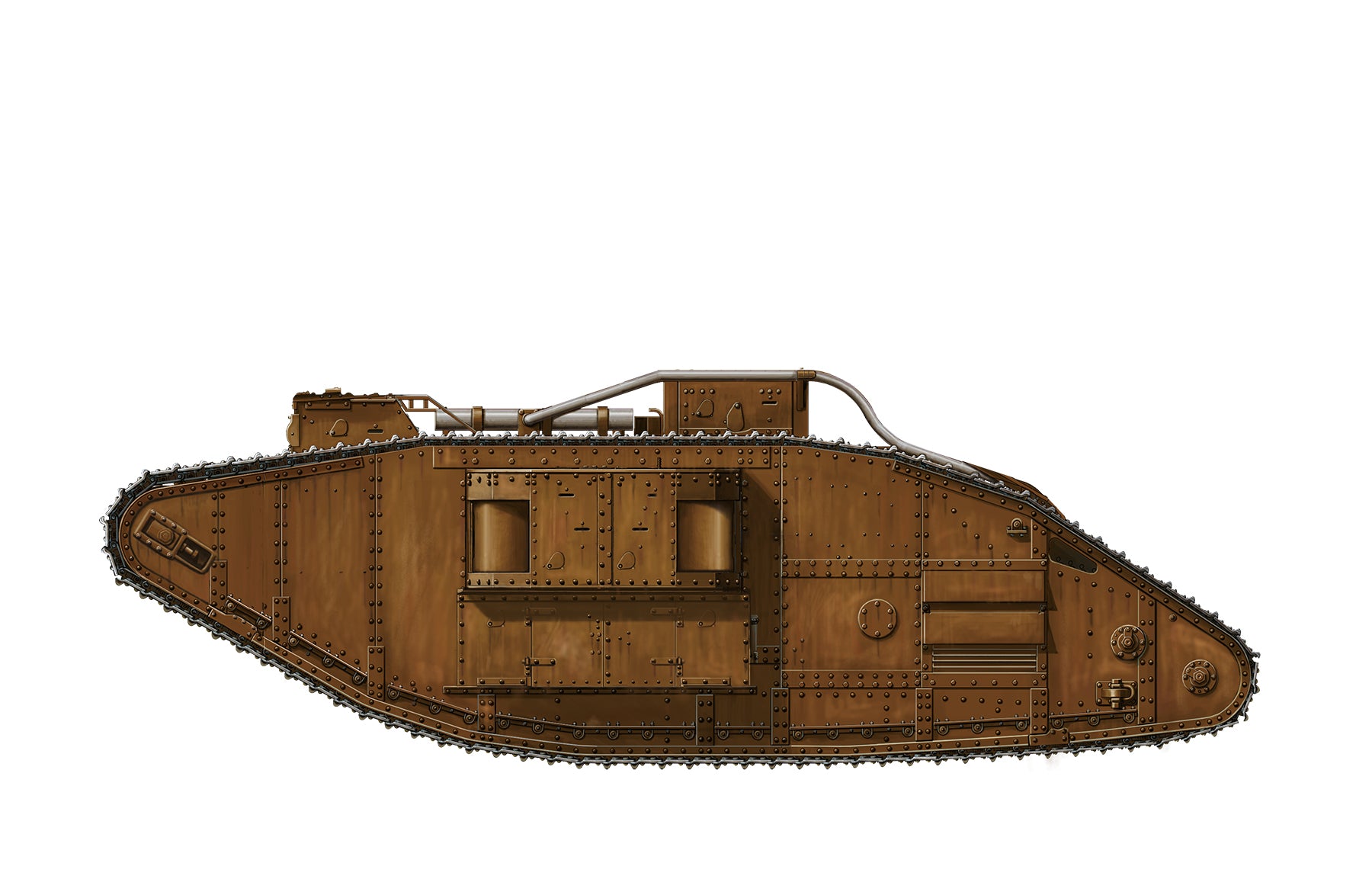 TS-029 - Meng 1/35 British Heavy Tank MK.V Female