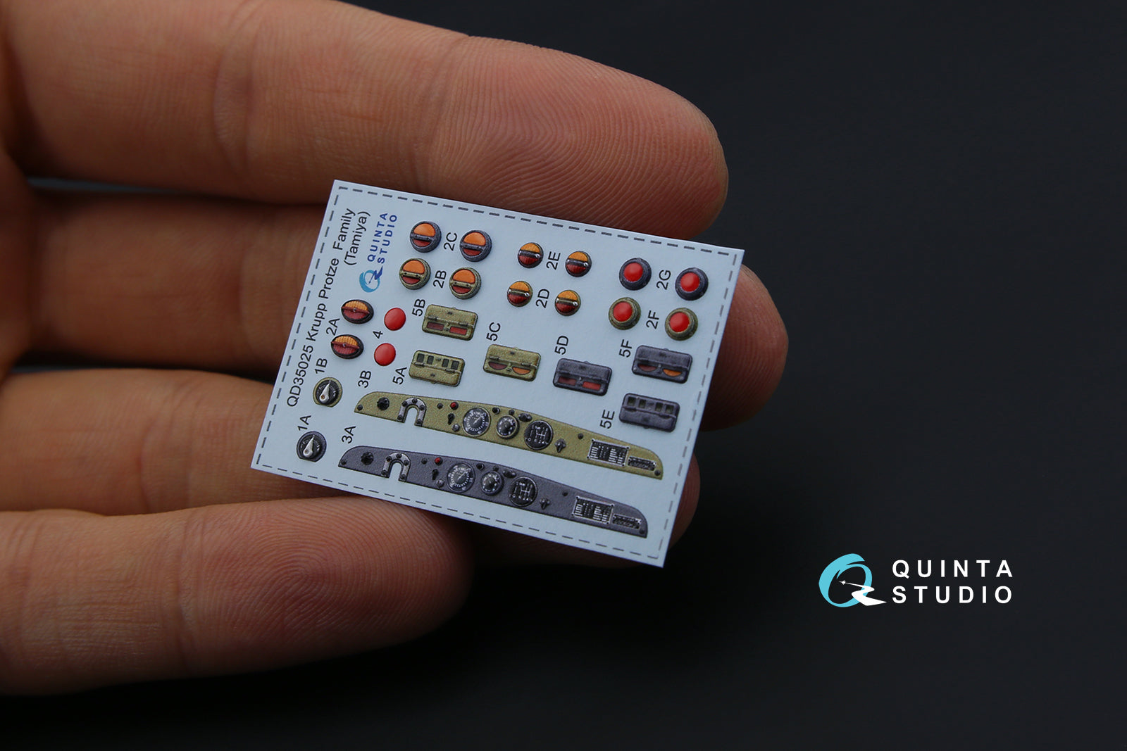 Quinta Studio - 1/35 Krupp Protze QD35025 for Tamiya kit