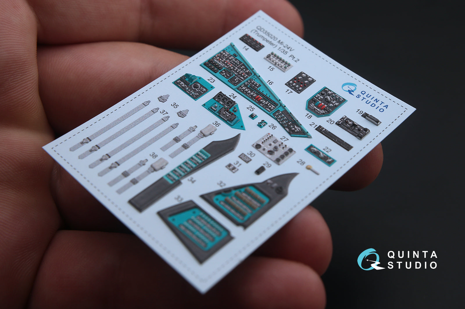 Quinta Studio - 1/35 Mi-24V QD35020 for Trumpeter kit