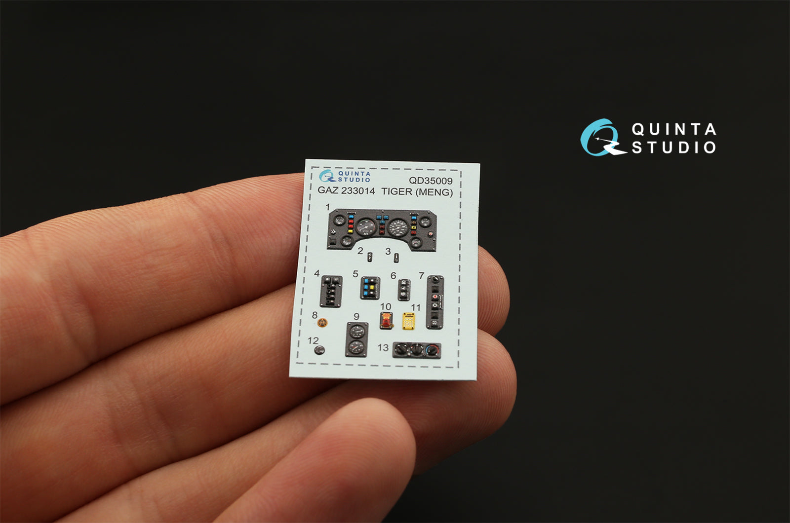 Quinta Studio - 1/35 GAZ Tiger Family QD35009 for Meng kits