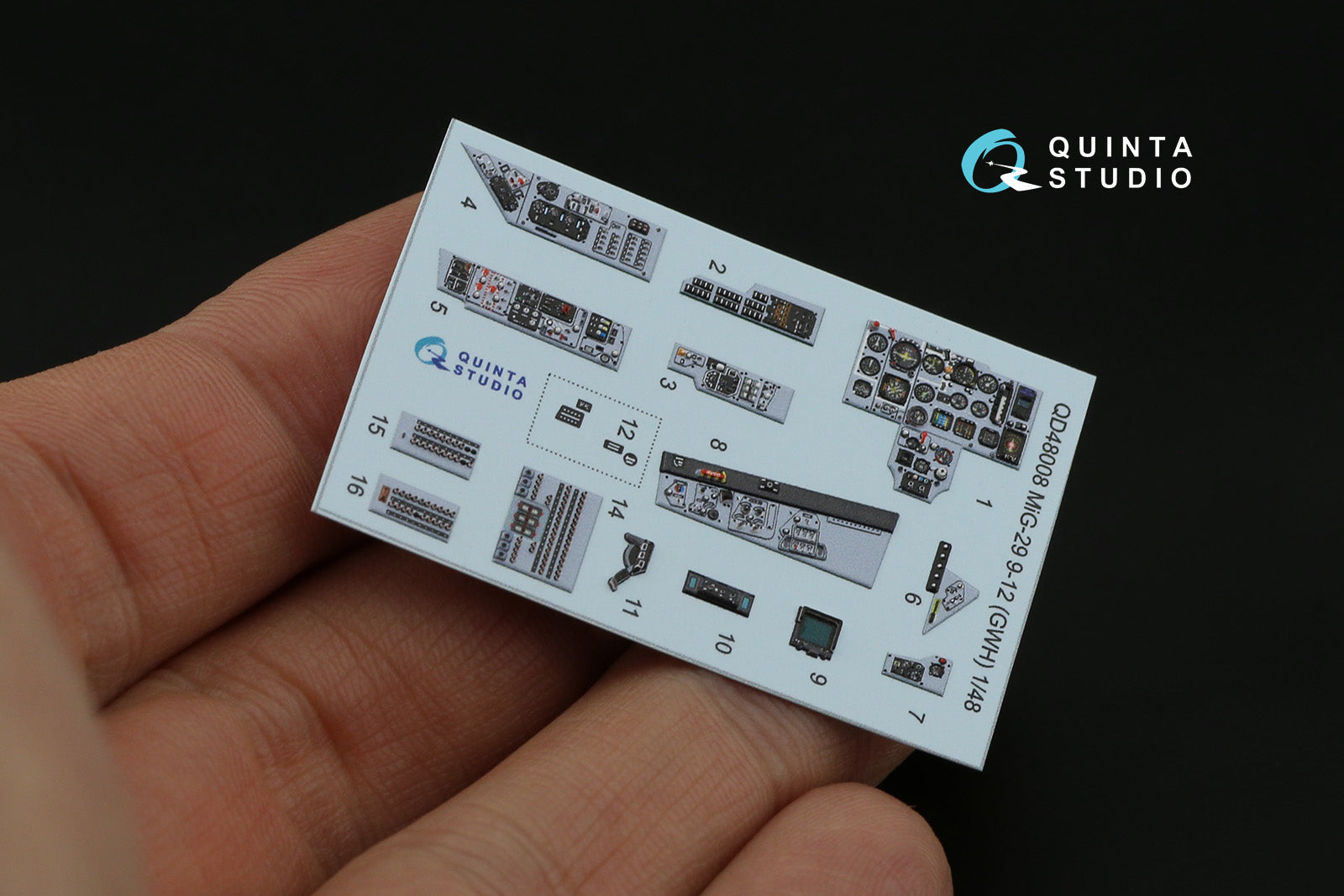 Quinta Studio - 1/48 Mig-29 (9-12) QD48008 for GWH kits