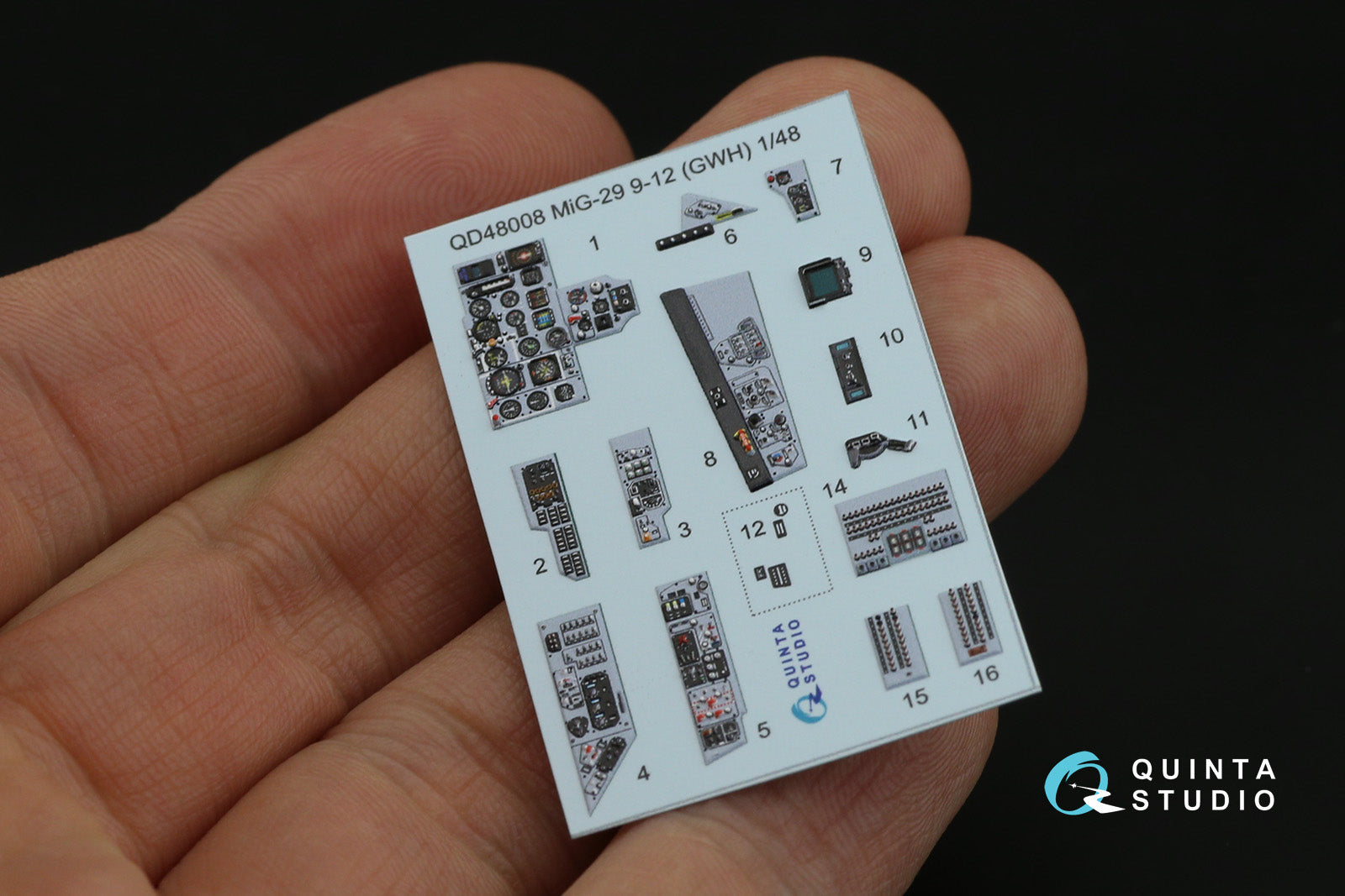 Quinta Studio - 1/48 Mig-29 (9-12) QD48008 for GWH kits