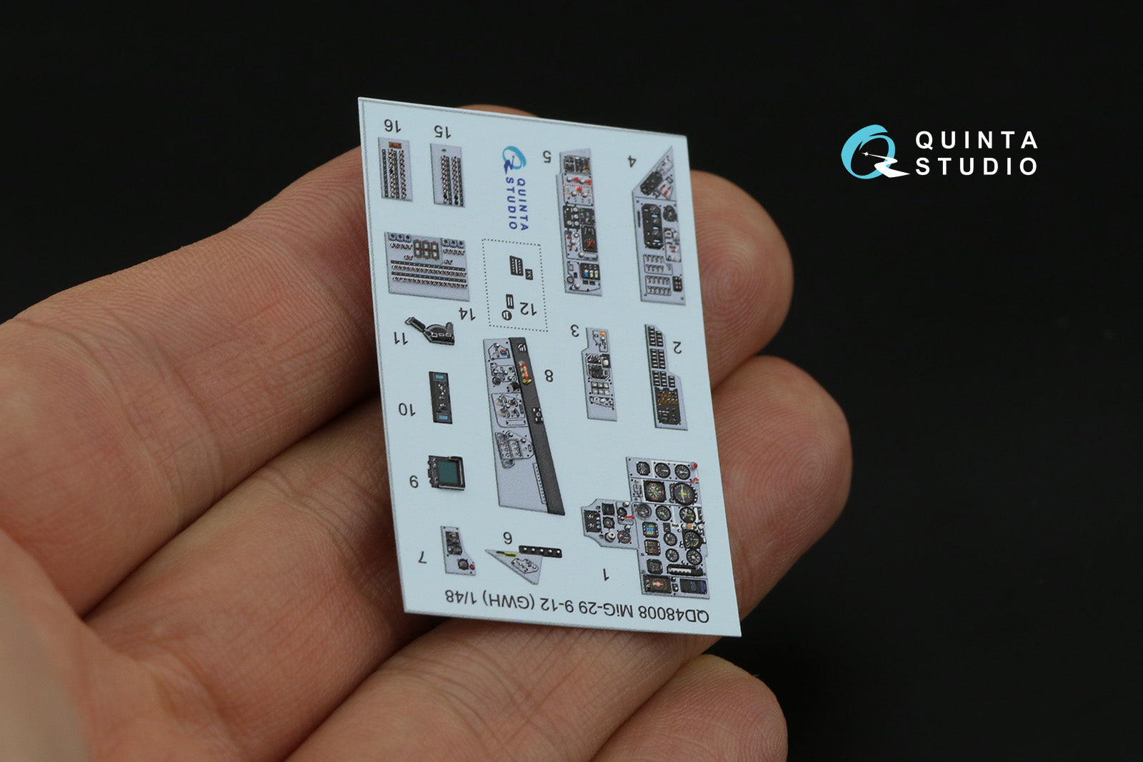 Quinta Studio - 1/48 Mig-29 (9-12) QD48008 for GWH kits