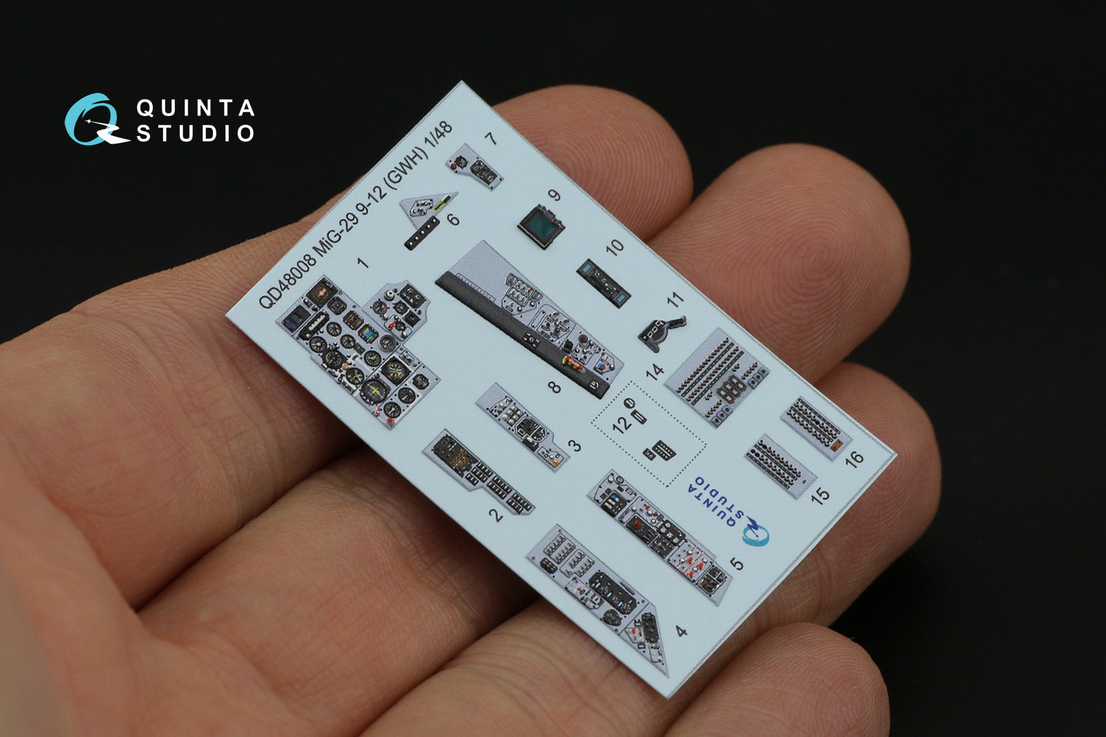 Quinta Studio - 1/48 Mig-29 (9-12) QD48008 for GWH kits