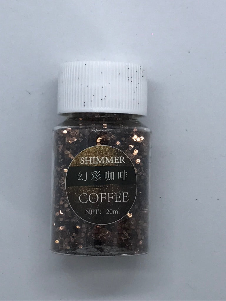 Coffee - Shimmer Glitter - +/- 20 grams