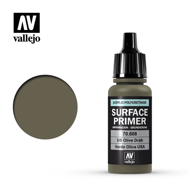 70.608 US Olive Drab - Surface Primer - Supernova Studio