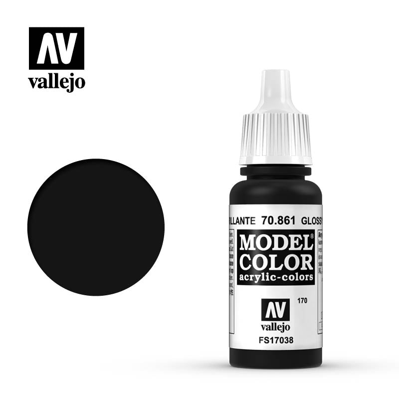 70.861 Gloss Black (Gloss) - Vallejo Model Color