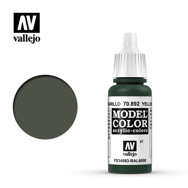 70.892 Yellow Olive (Matt) - Vallejo Model Color