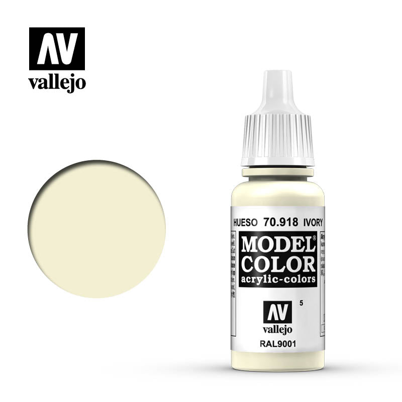 70.918 Ivory (Matt) - Vallejo Model Color