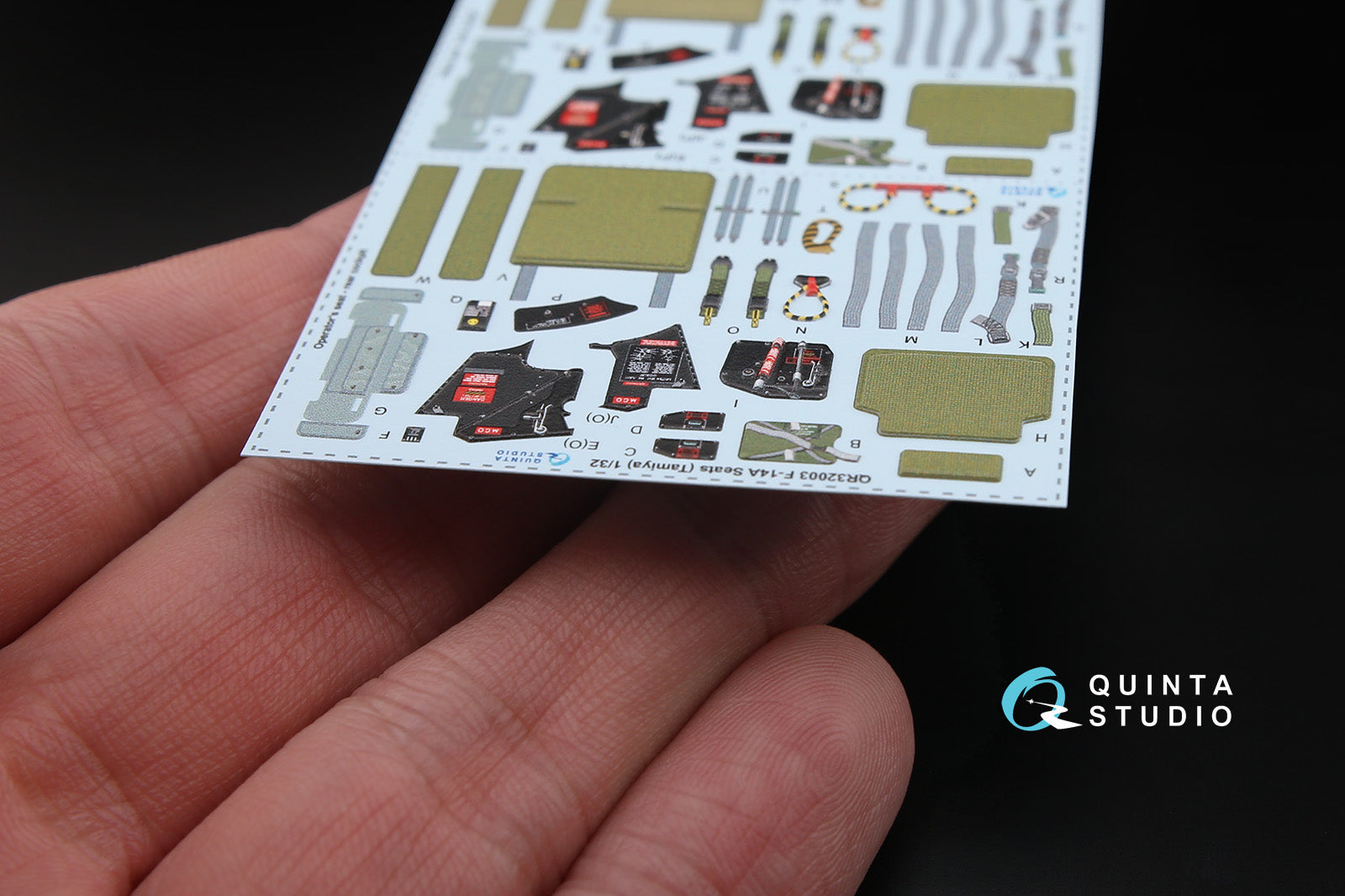 Quinta Studio - 1/32 GRU-7A ejection seats for F-14A (2 pieces) QR32003 for Tamiya kit