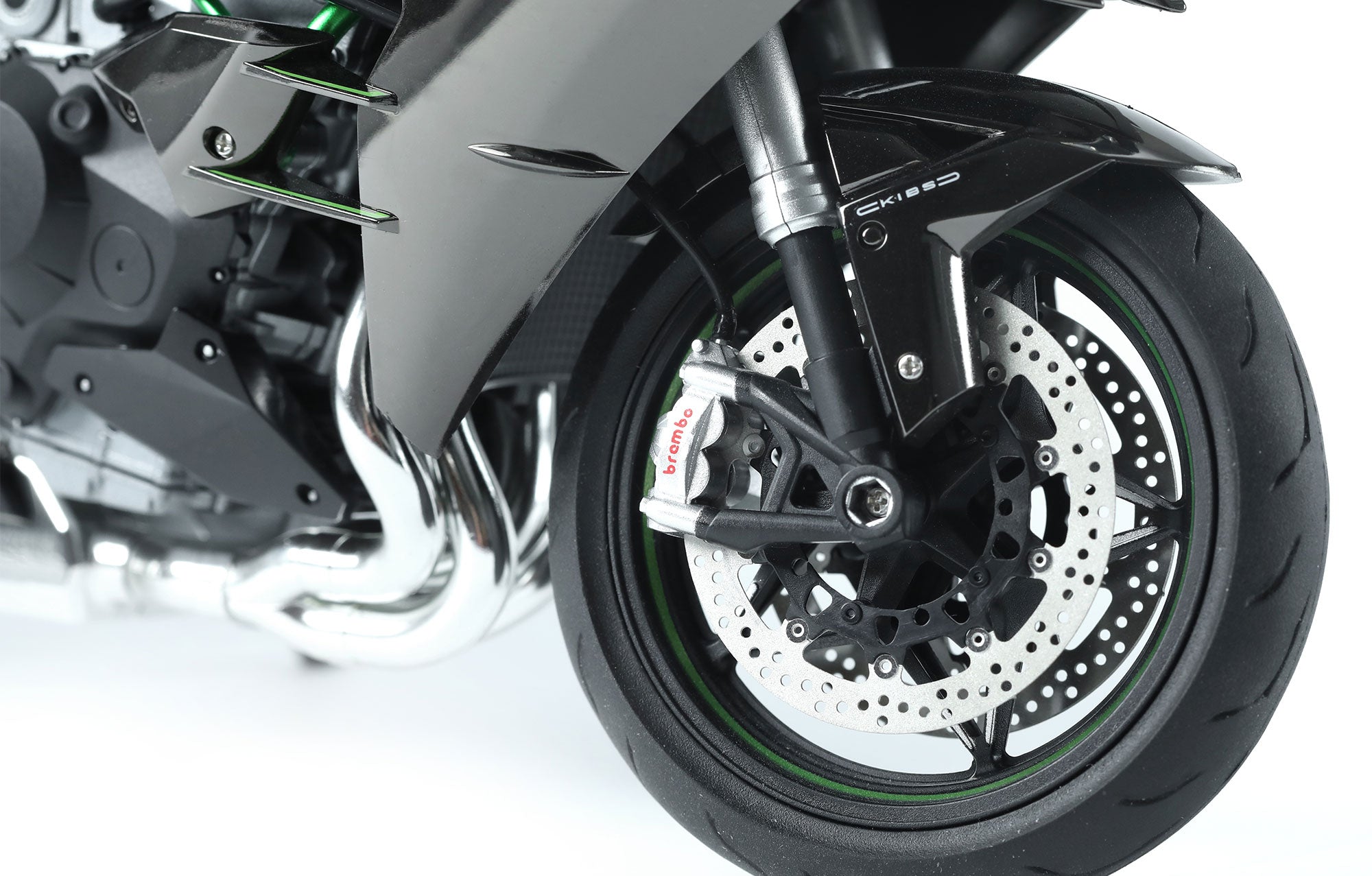 MM MT-002S - 1/9 Kawasaki Ninja H2 (Pre-coloured )