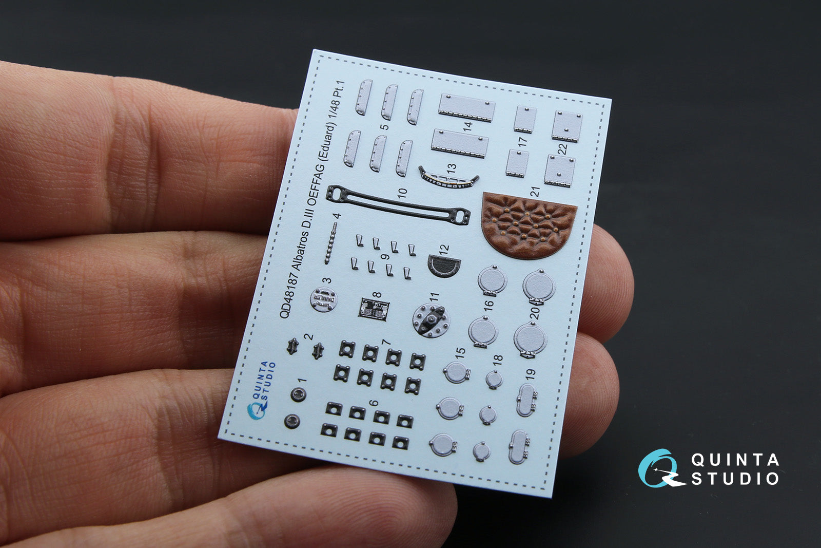 Quinta Studio - 1/48 Albatross D.III OEFFAG - QD48187 for Eduard kit