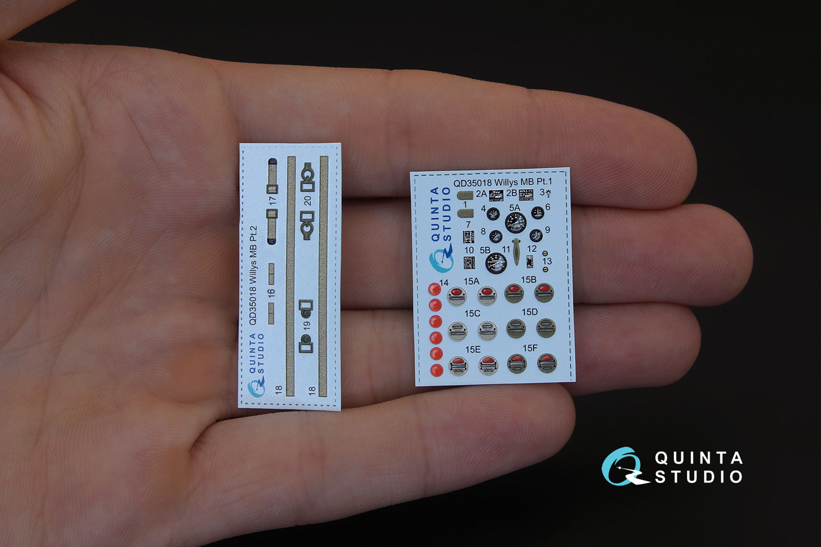 Quinta Studio - 1/35 Willys MB QD35018 for all kits