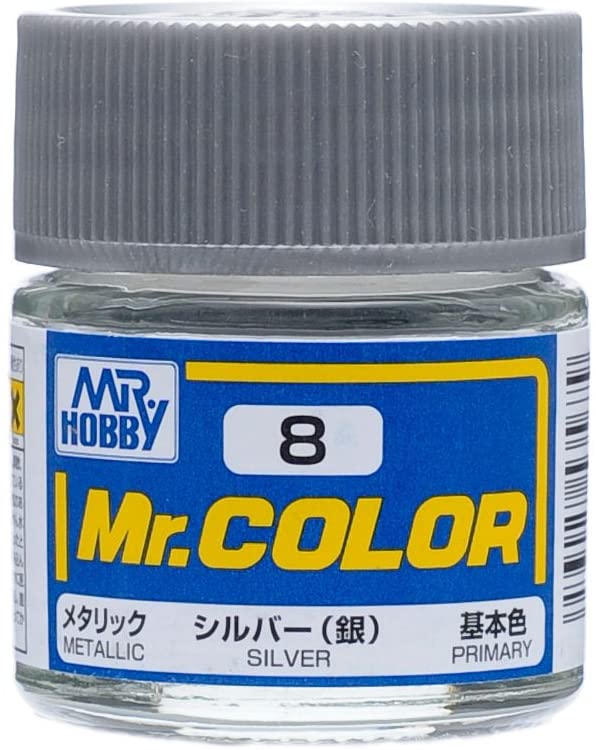 Mr. Color 8  - Silver (Metallic/Primary)