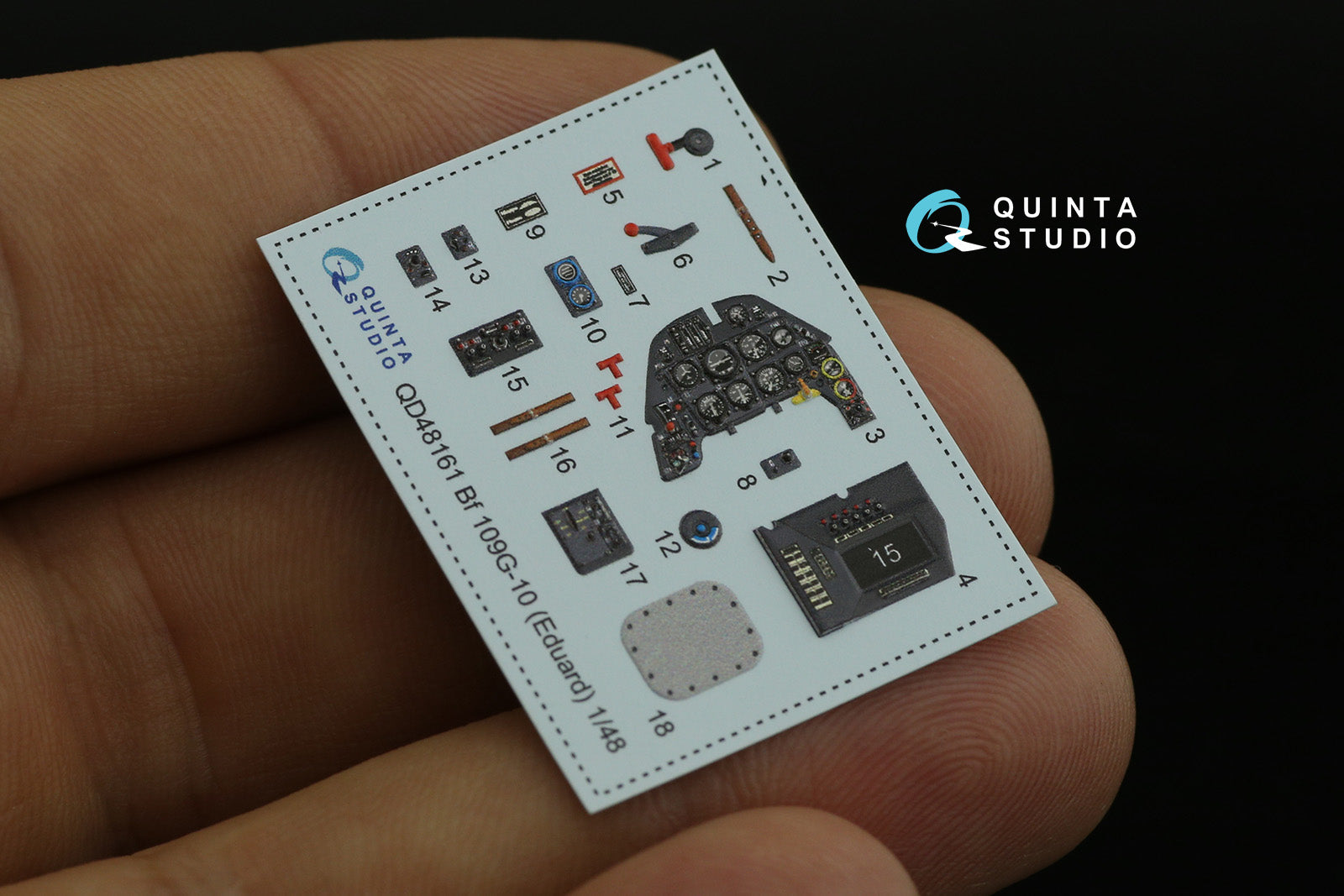 Quinta Studio - 1/48  Bf 109G-10 - QD48161 for Eduard kit