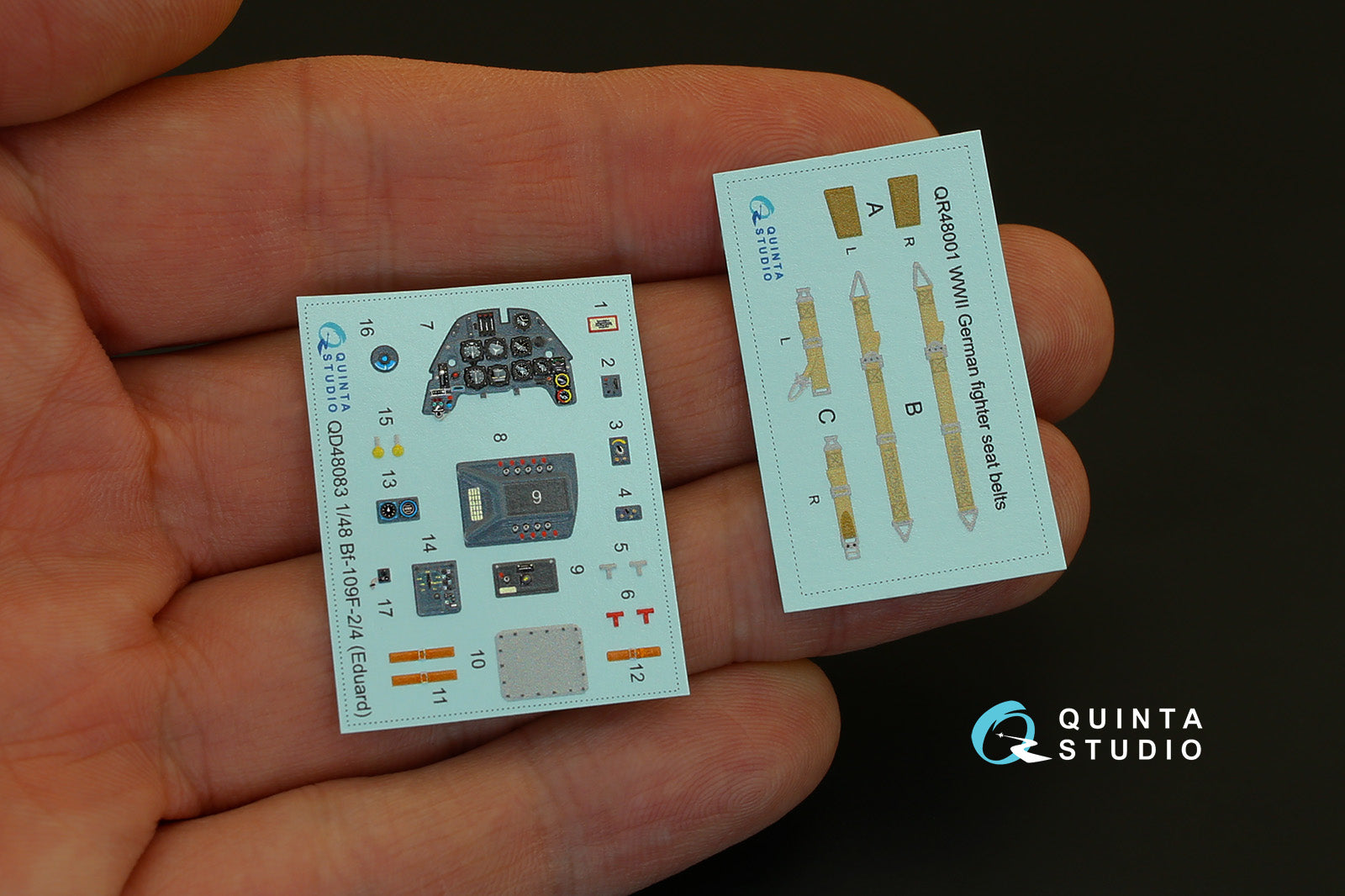 Quinta Studio - 1/48 Bf 109F-2/F-4 - QD48083 for Eduard kit