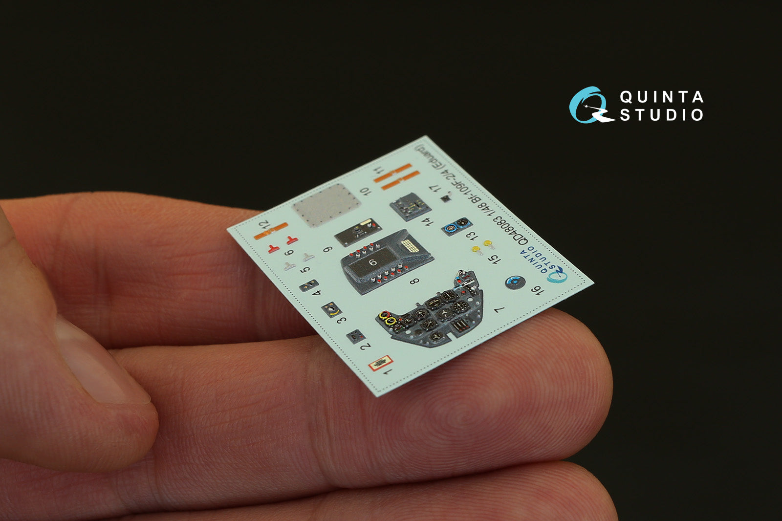 Quinta Studio - 1/48 Bf 109F-2/F-4 - QD48083 for Eduard kit