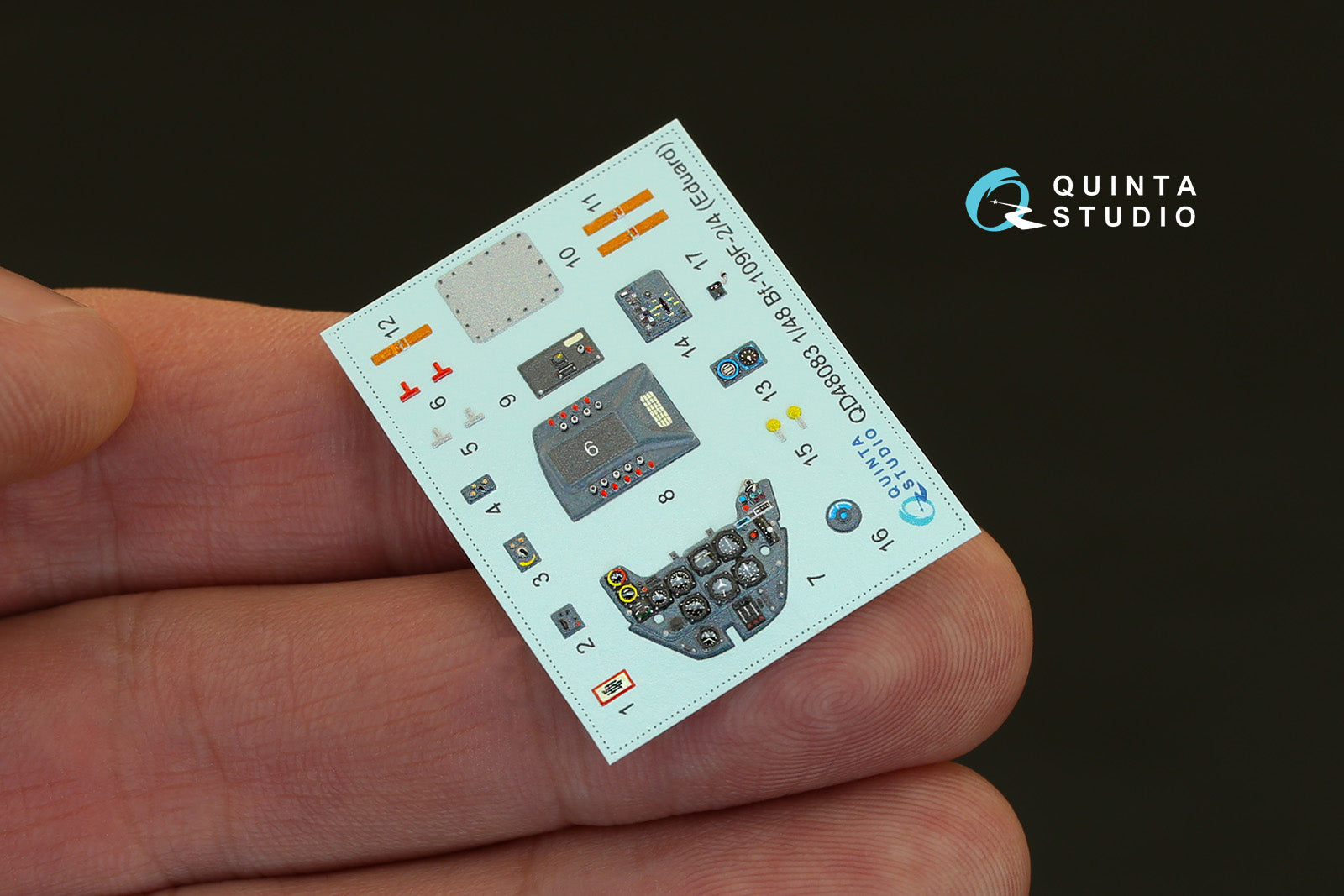 Quinta Studio - 1/48 Bf 109F-2/F-4 - QD48083 for Eduard kit