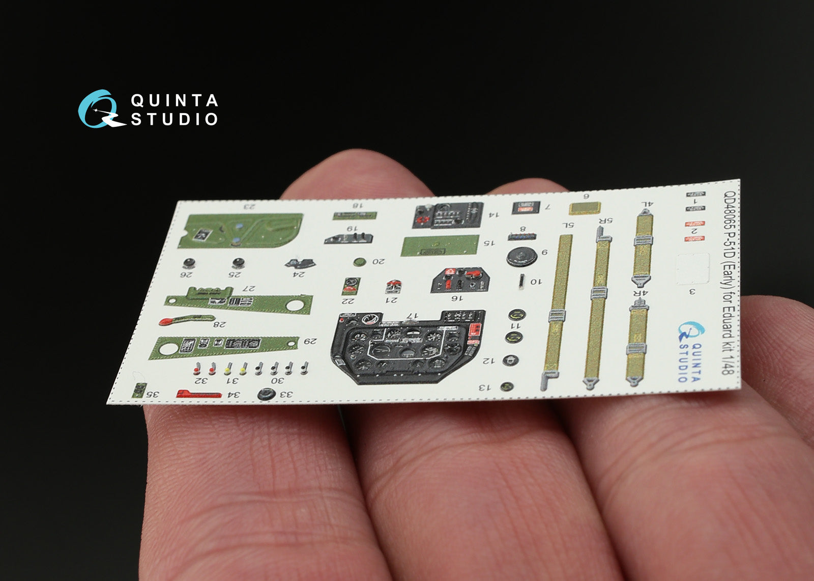 Quinta Studio - 1/48 P-51D (Early) QD48065 for Eduard kit