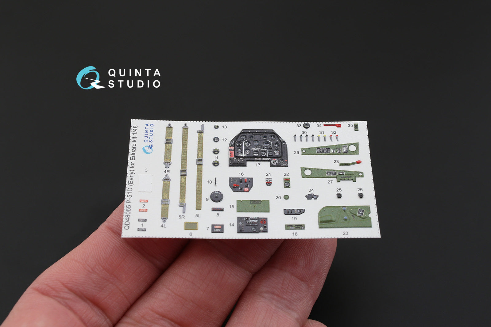 Quinta Studio - 1/48 P-51D (Early) QD48065 for Eduard kit