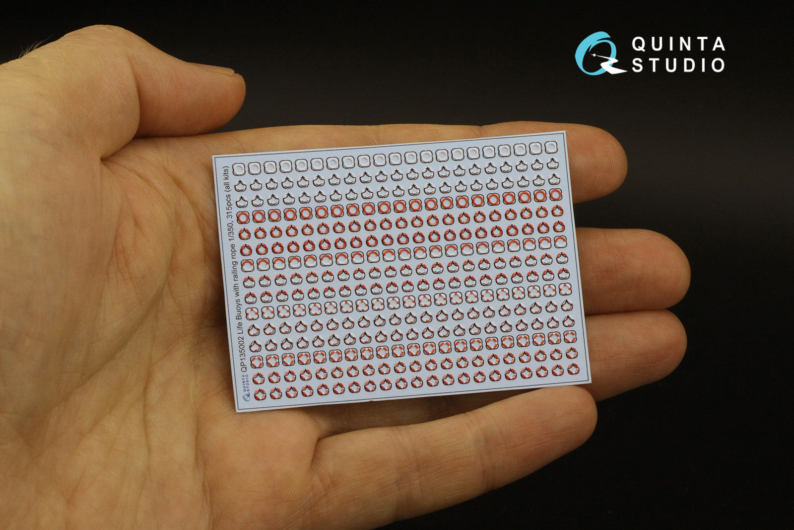 Quinta Studio - 1/350 life buoys with rope 315 pcs QP135002