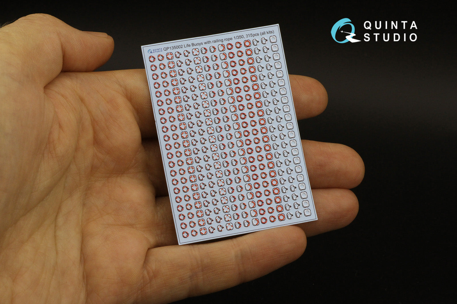 Quinta Studio - 1/350 life buoys with rope 315 pcs QP135002