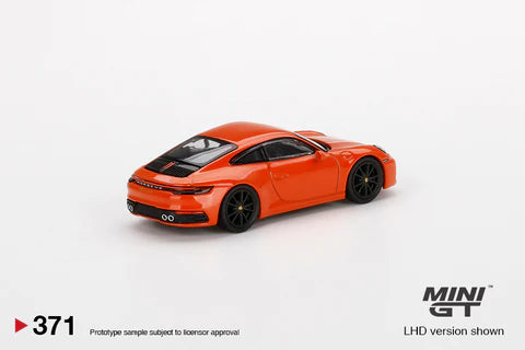 1/64 Mini GT - Porche 911 (992) Carrera 4S Lava Orange
