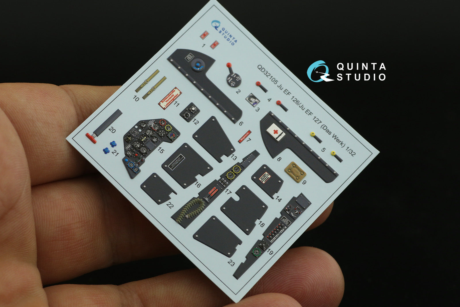 Quinta Studio - 1/32 Ju EF 126/EF 127 QD32105 for Das Werk kit