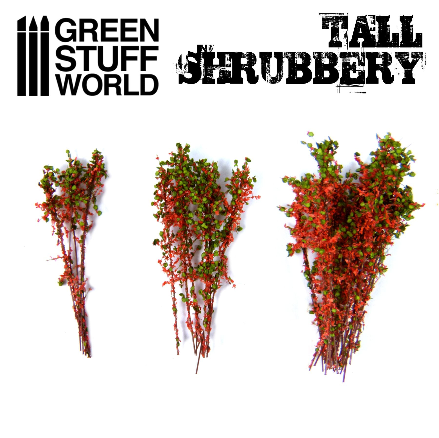 9929 - Tall Shrubbery - Red/Green