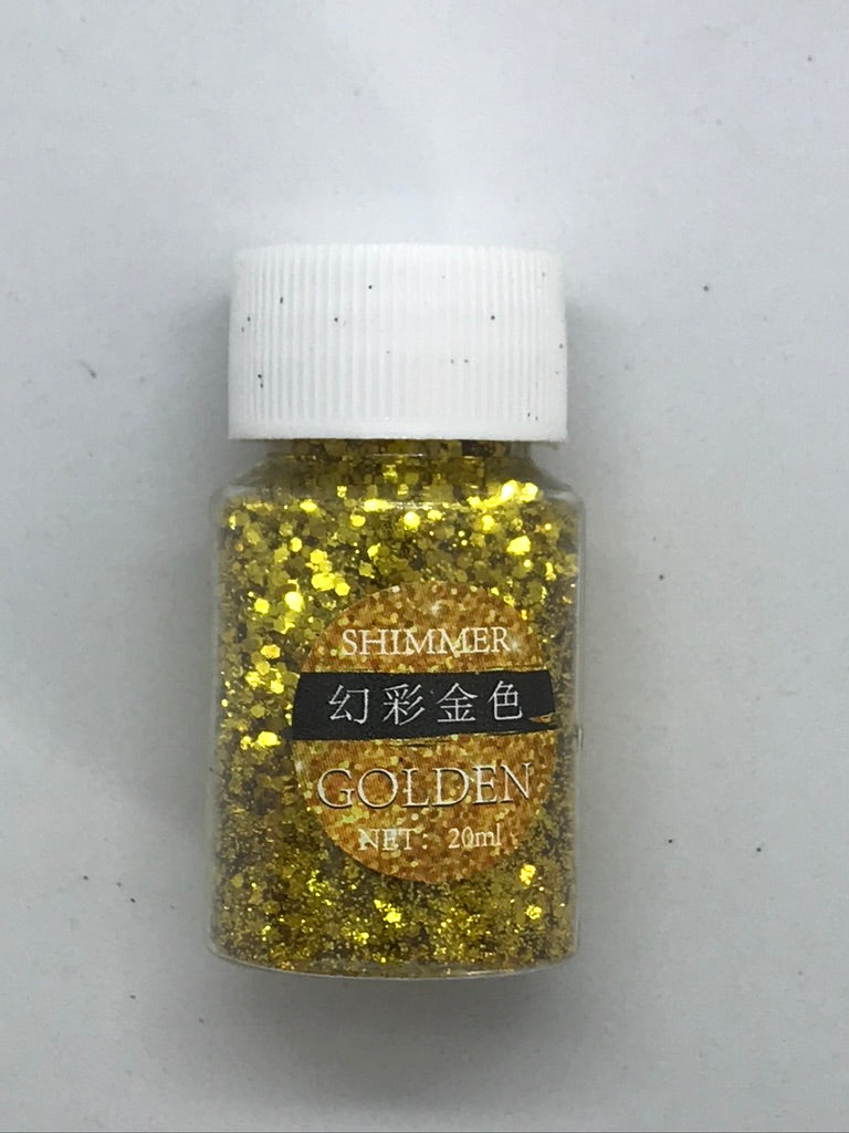 Gold -  Shimmer Glitter - +/- 20 grams