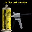 5 Minute Quick Epoxy AB Glue with Glue Gun