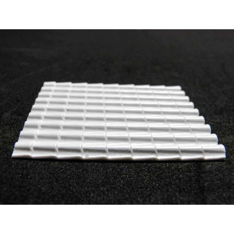 1234 - ABS Plasticard - Roof Tiles Textured Sheet - A4