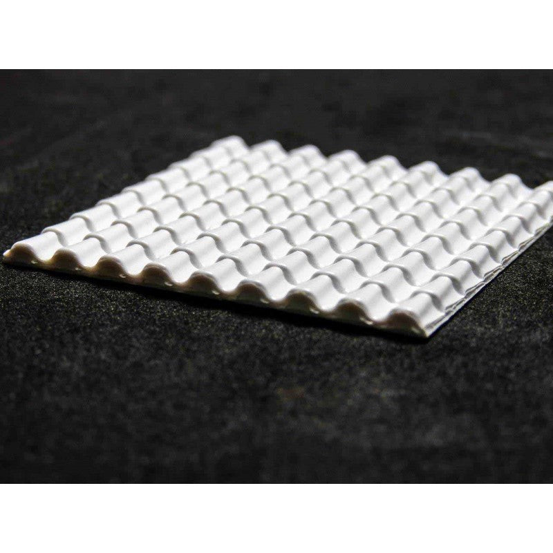 1234 - ABS Plasticard - Roof Tiles Textured Sheet - A4