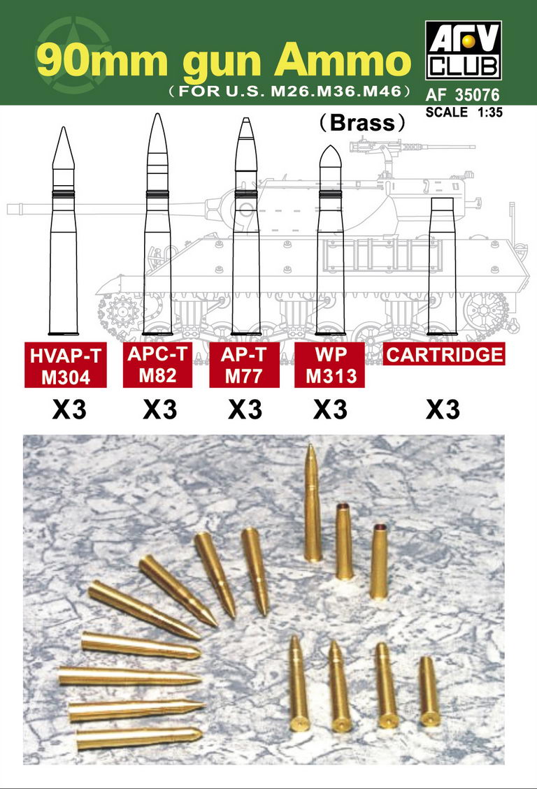 AF35076 - 1/35 90mm for M36,M26