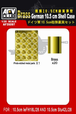 AF35097 - Brass German 10.5CM Shell Case for leFH18L/28