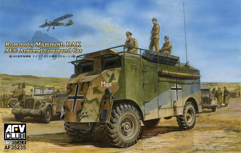 AF35235 - AFV Club 1/35 Rommel's Mammoth AEC Command Vehicle