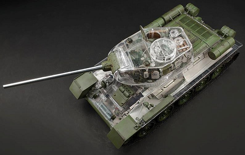 AFV35S55 - AFV Club 1/35 T34/85 Mod.1944  w/Full Interior & Transparent Turret -Limited Edition