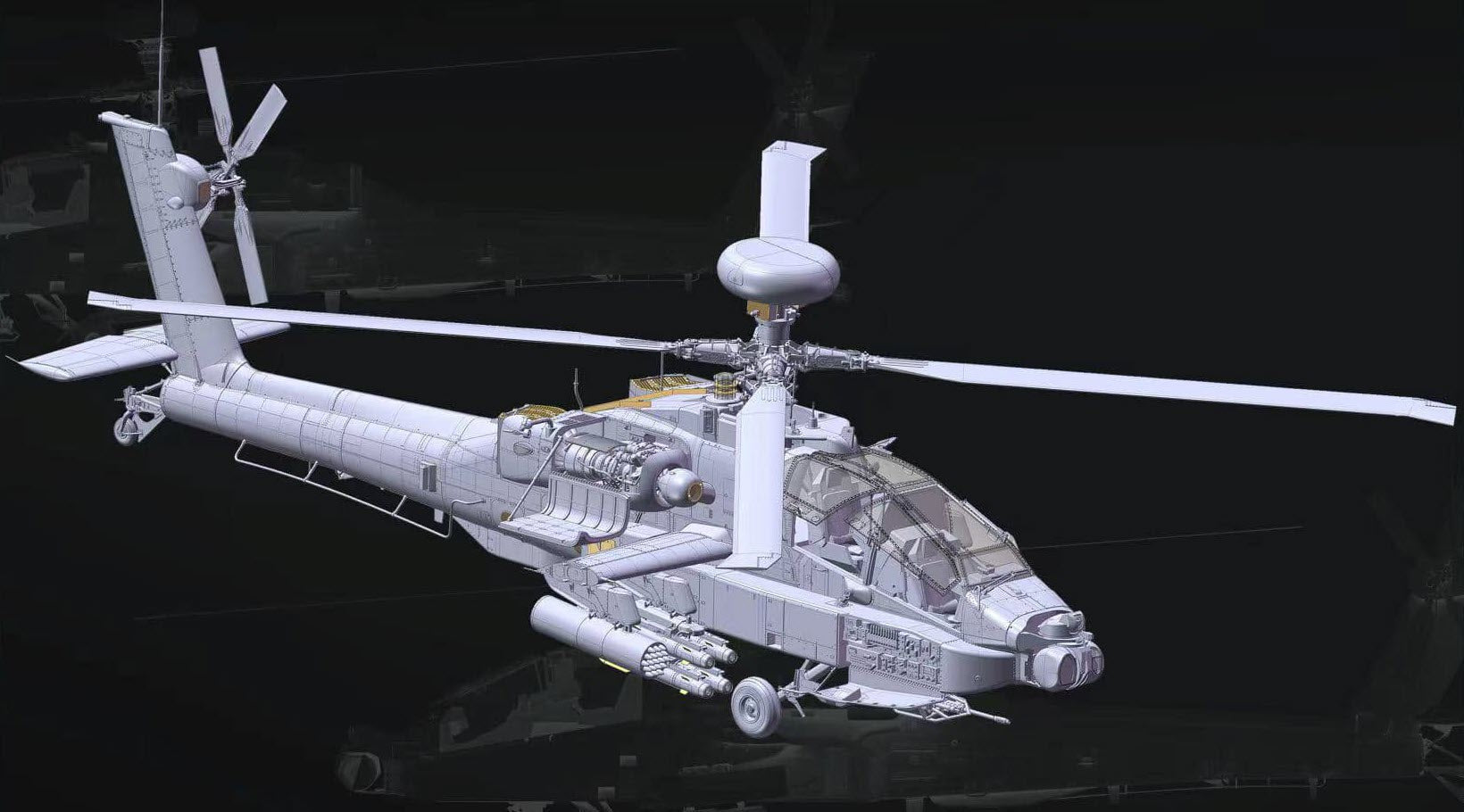 TAK2601 - Takom 1/35 AH-64D Apache Longbow Attack Helicopter