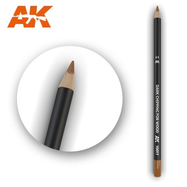 AK10017 - Weathering Pencil - Dark Chipping for Wood