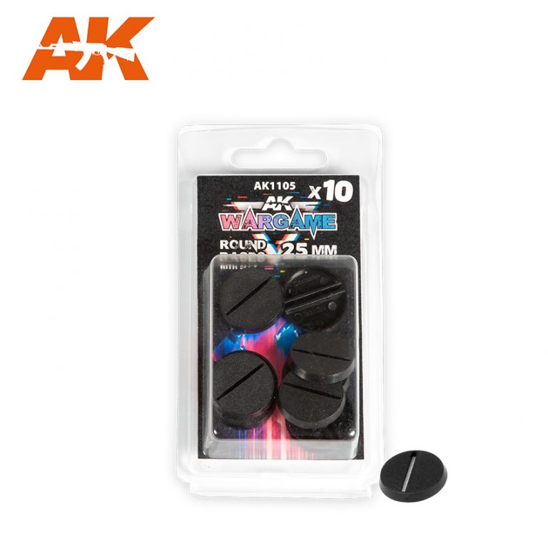 AK1105 - Round Base with Lip 25mm