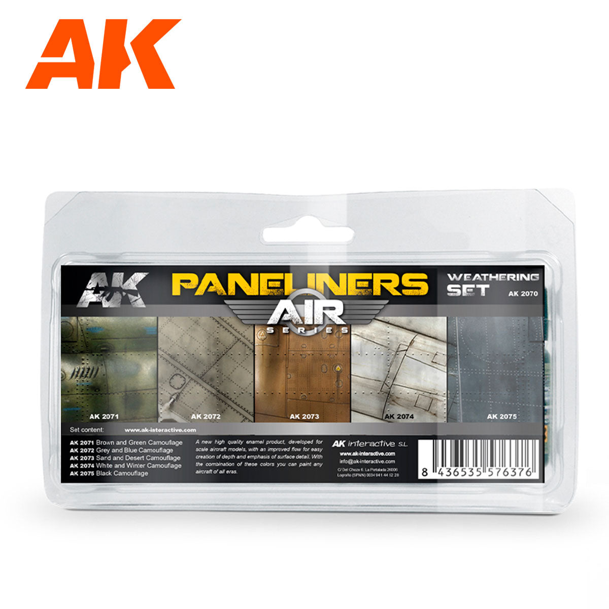 AK2070 - PANELINERS WEATHERING SET COMBO