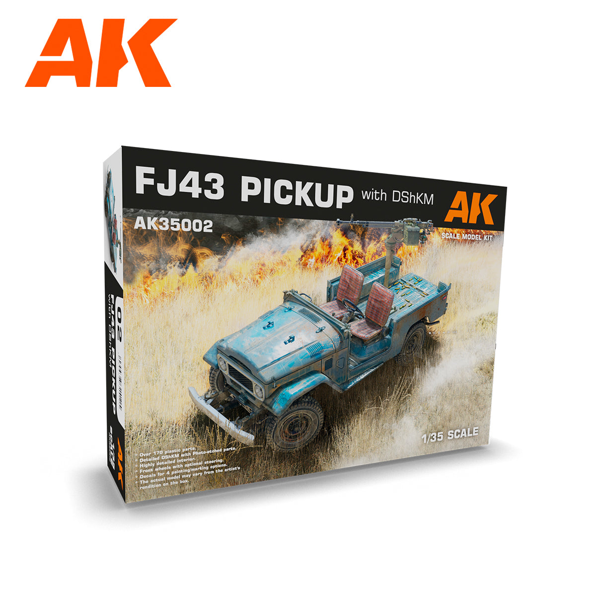 AK35002 - FJ43 Pickup with DShKM - 1/35