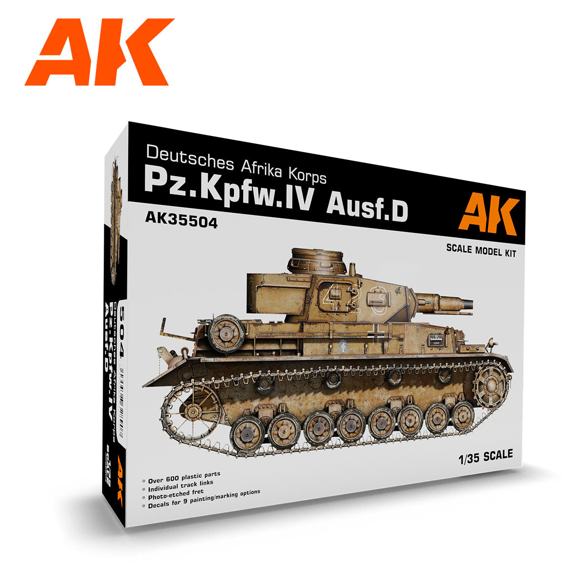 AK35504 - PZ.KPFW.IV AUSF.D DEUTSCHE AFRIKA KORPS - 1/35