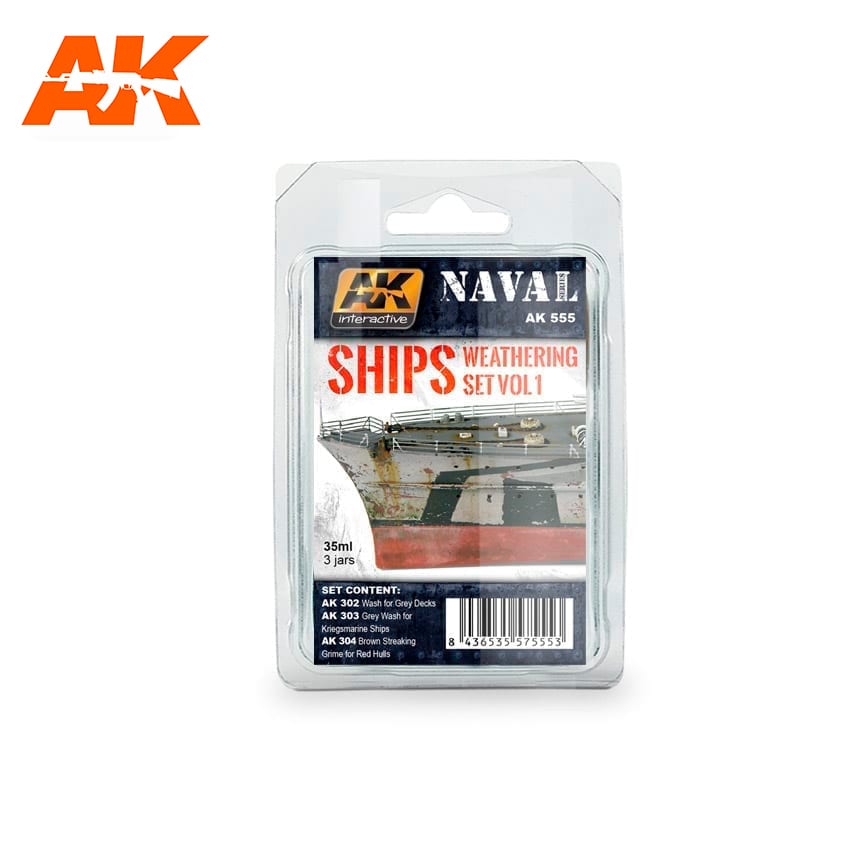 AK555 - Ships weathering set vol.1