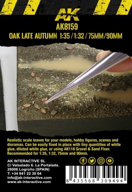 AK8159 - Oak Late Autumn Leaves 1 / 35