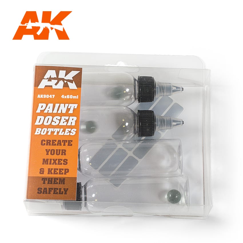 AK9047 - AK Interactive Paint Doser Bottles 60ml