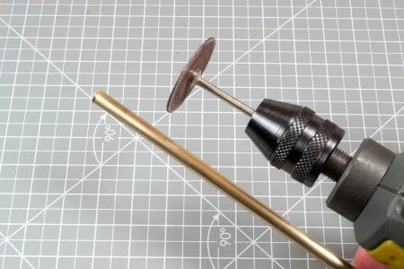 AK9113 - BRASS PIPES 1.4MM Ø. 5 UNITS