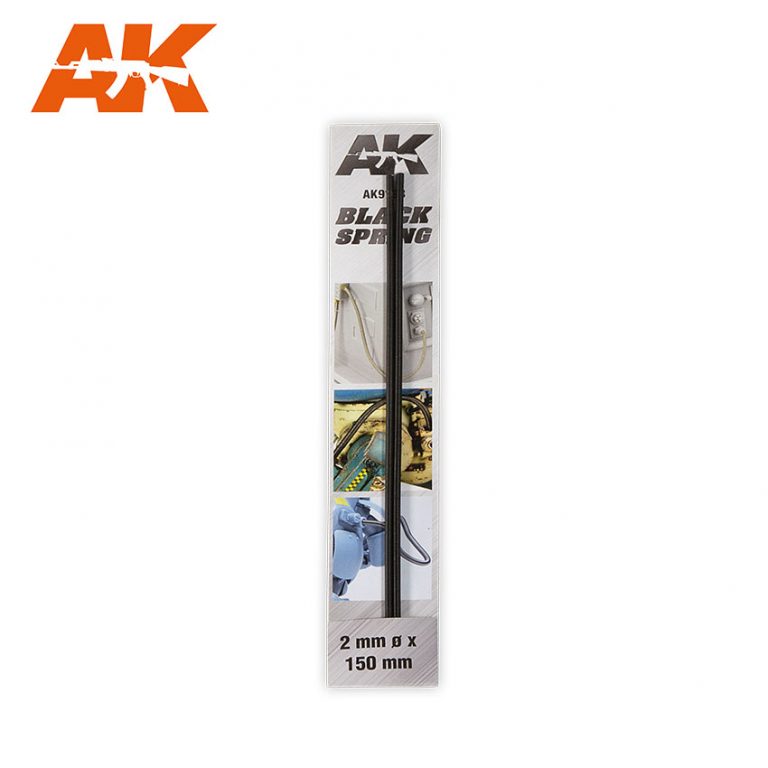 AK9193 - Black Spring 2mm